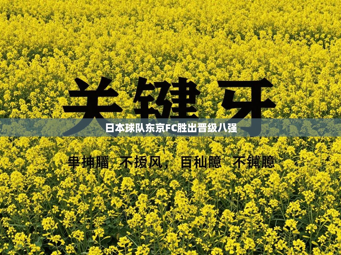 日本球队东京FC胜出晋级八强  第1张